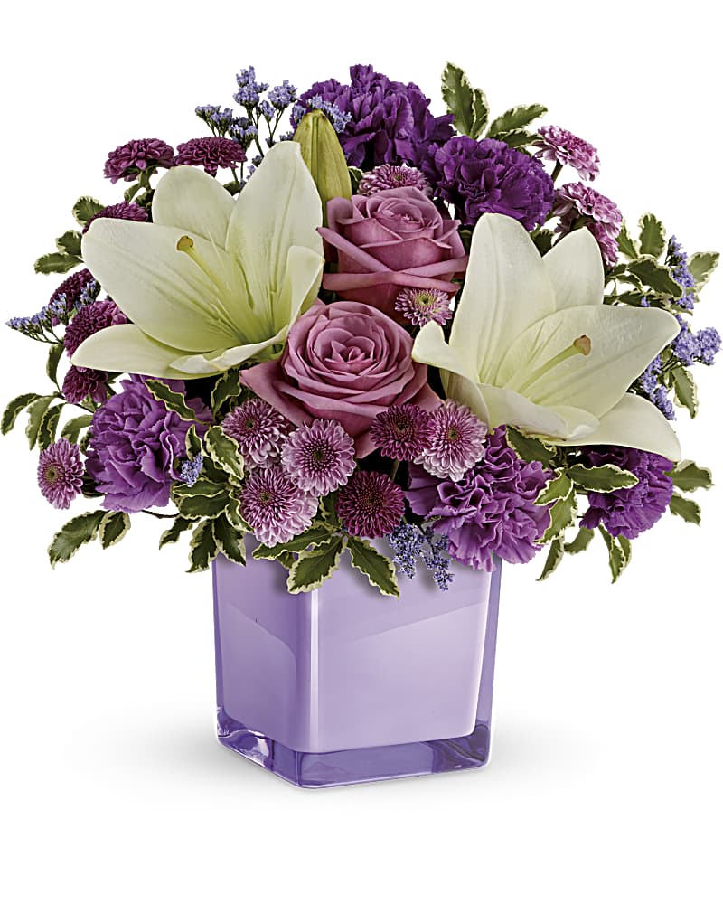 Nouri's Pleasing Purple Bouquet