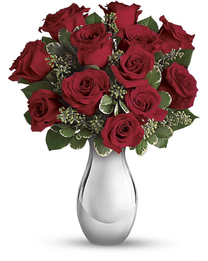 Nouri's True Romance Bouquet With Red Roses